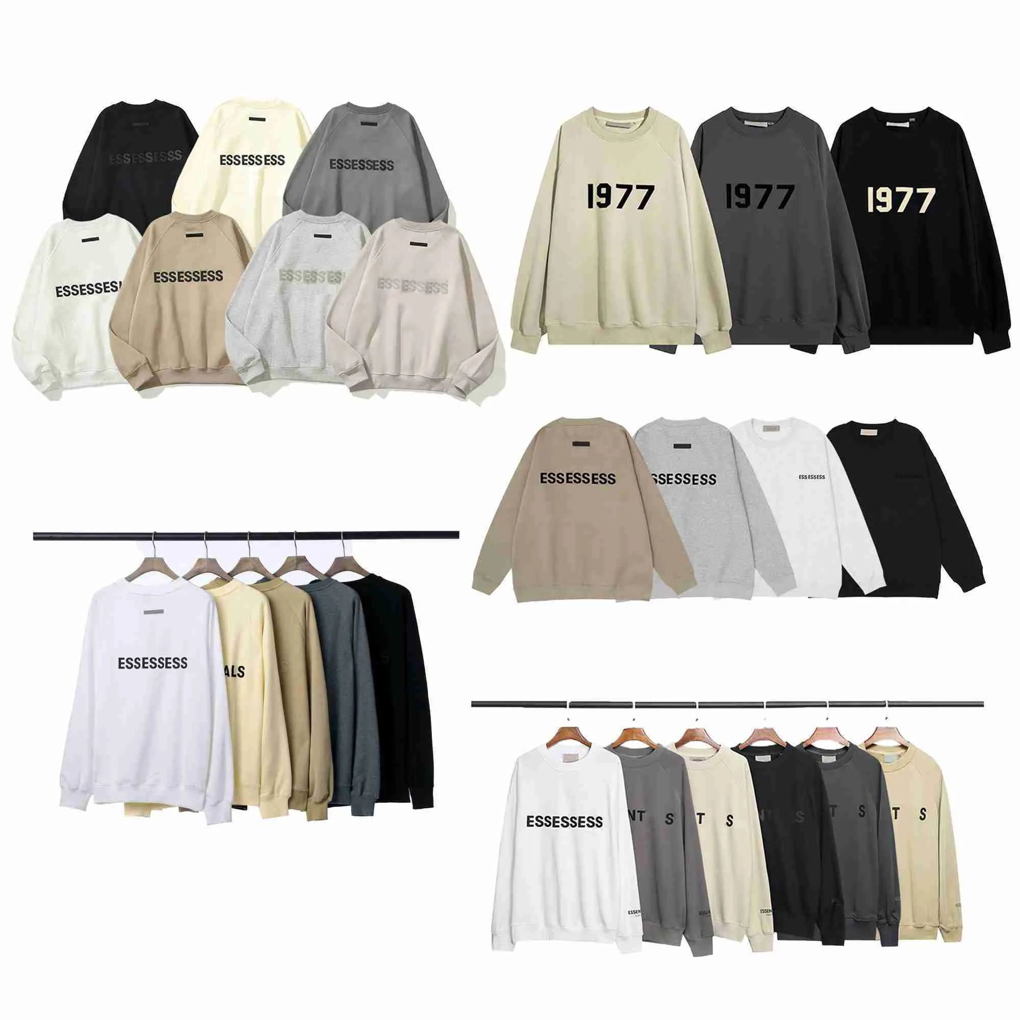 Men's Hoodies Sweatshirts Men's fashionable round neck sweater ladies street clothes loose pullover warm design style size M-3XL