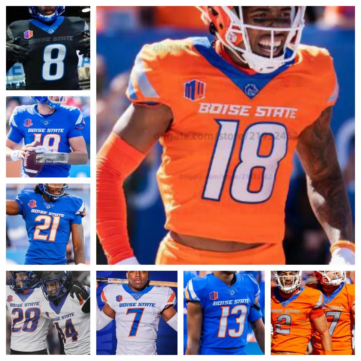 Boise State College Football NCAA Jersey Dowolne nazwisko numer męskie koszulki młodzieżowe Chase Penry Stefan Cobbs Latrell Caples Herbert Gums Kaden Dudley George Holani