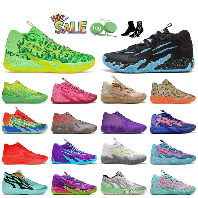 Rick Morty Lamelo Ball Shoes Lamelos MB.03 02 Basketball Shoes Wings 01 of One Women Mens Sports Trainers GutterMelo Chino Hills Supernova Pink Green Sneakers 36-46