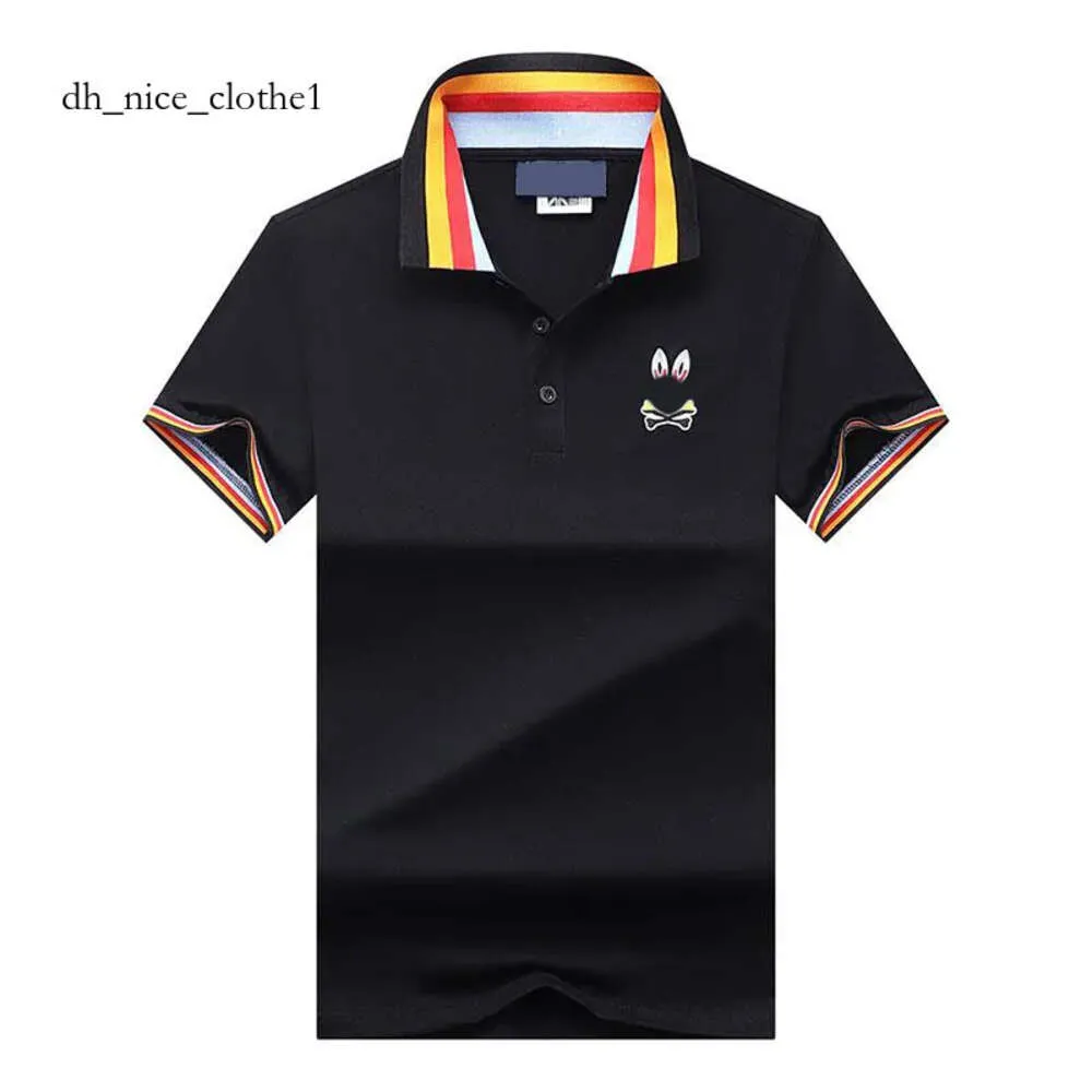 Maglietta psicologica da coniglio Maglietta POLO da uomo estiva Stampa coniglio Manica corta Coppia T-shirt in cotone 4 colori 3Xl 769 5262 physcho bunny