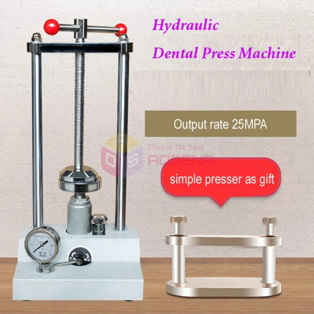 Équipement de laboratoire de pression de flacon de prothèse dentaire de machine de presse dentaire hydraulique