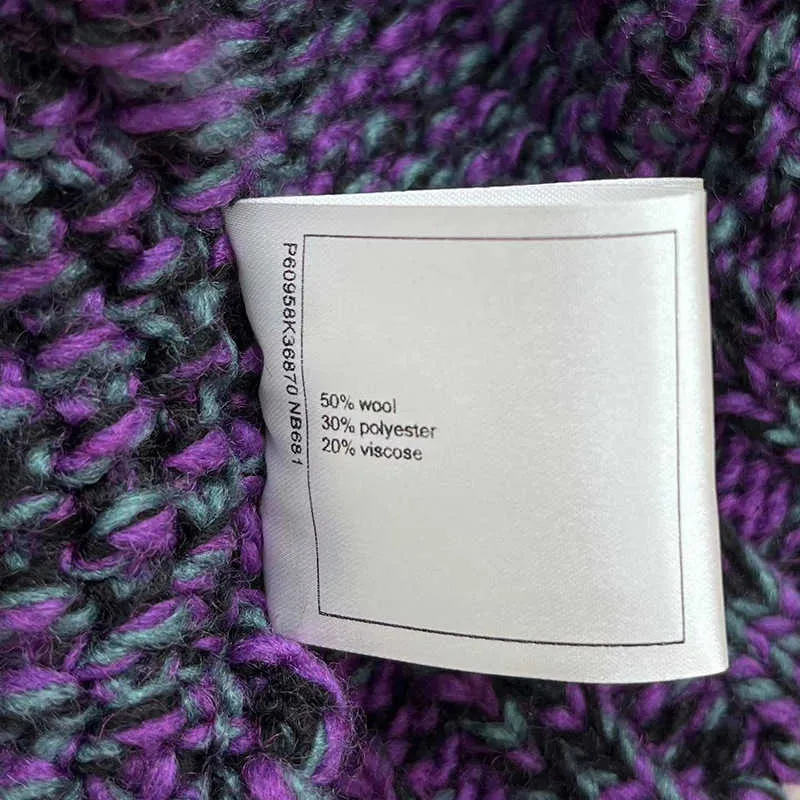 Kvinnors stickor Tees Designer Channel Brand Wind Sticked Rund Neck Långärmad Cardigan Pocket Style Wool tröja Jacka för kvinnor Topp 2023 Nya modell Zads