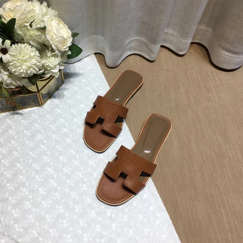 Genuine Leather Sandals For Men And Women: Casual, Beach Ready Slides ...