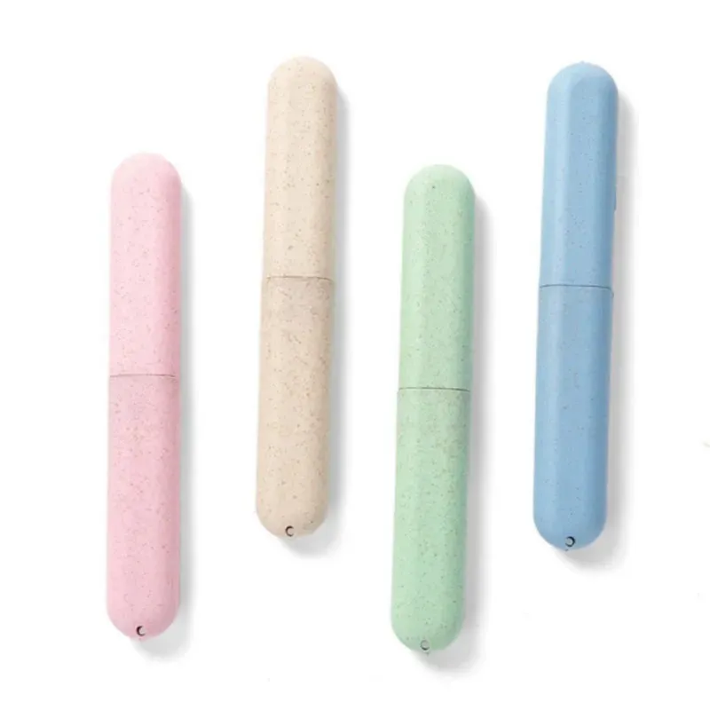 Portable Candy Color Toothbrush Holder Box Eco Friendly Tooth Brushes Case Outdoor Travel Hotel Bathroom Supplies