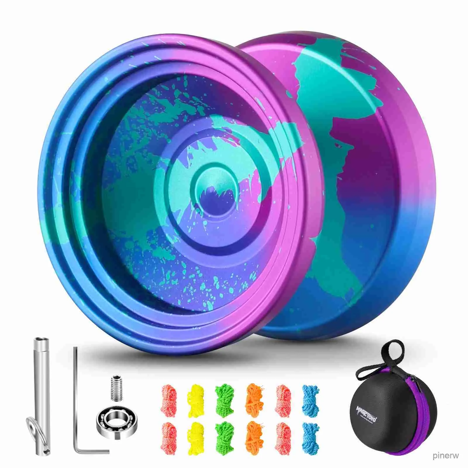 Yoyo MAGICYOYO Profesional Responsive Yoyo V8 Yoyo de doble propósito para niños principiantes Reemplazo Uresponsive Yoyo Bearing