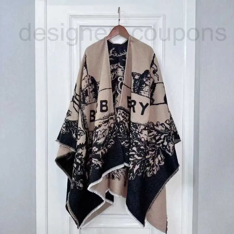 مصمم Cape Cape عالي الجودة جديد Warmagg cashmere أزياء مزدوجة الجوانب الحرارية x3m6