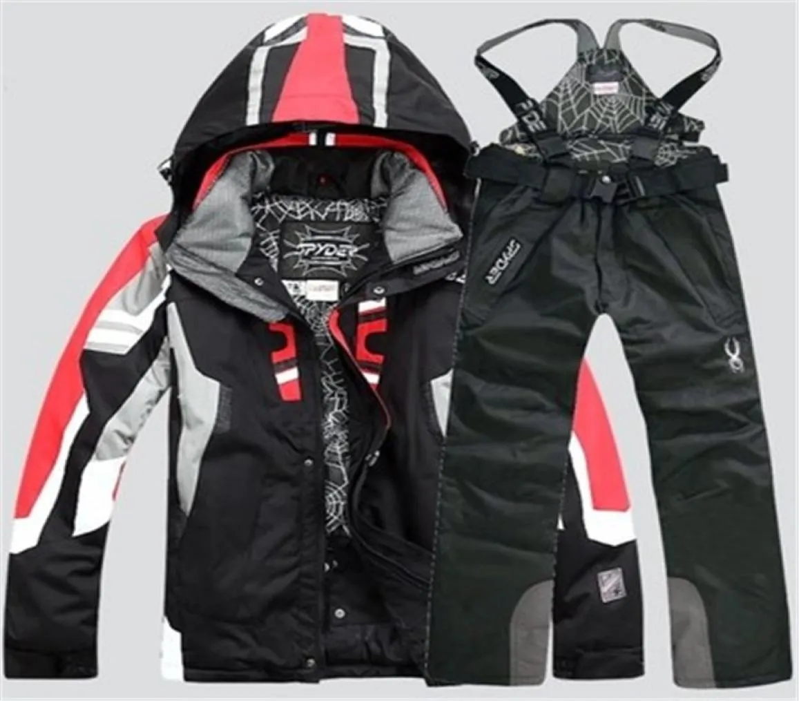 Nouveaux hommes chauds snowboard costumes hommes hiver Ski costume mâle imperméable respirant neige veste pantalon Ski ensembles ensemble de snowboard 2011142192830