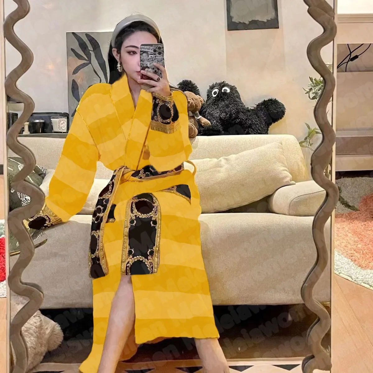 Designer Brand Sleep Robe Unisex Cotton Night Robe High Quality Bathrobe Fashion Luxury Robe Breathable Elegant Women Clothing From Meleiawomen 159.2 DHgate.Com
