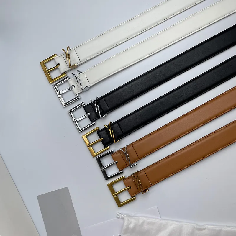 مصمم حزام أزياء فاخرة حزام حزام فاخر لأحزمة مان الذهبية الفضية بوكيل أحزمة Cintura للنساء مصممة Cinture عرض 2.5 سم ألوان متعددة عالية الجودة