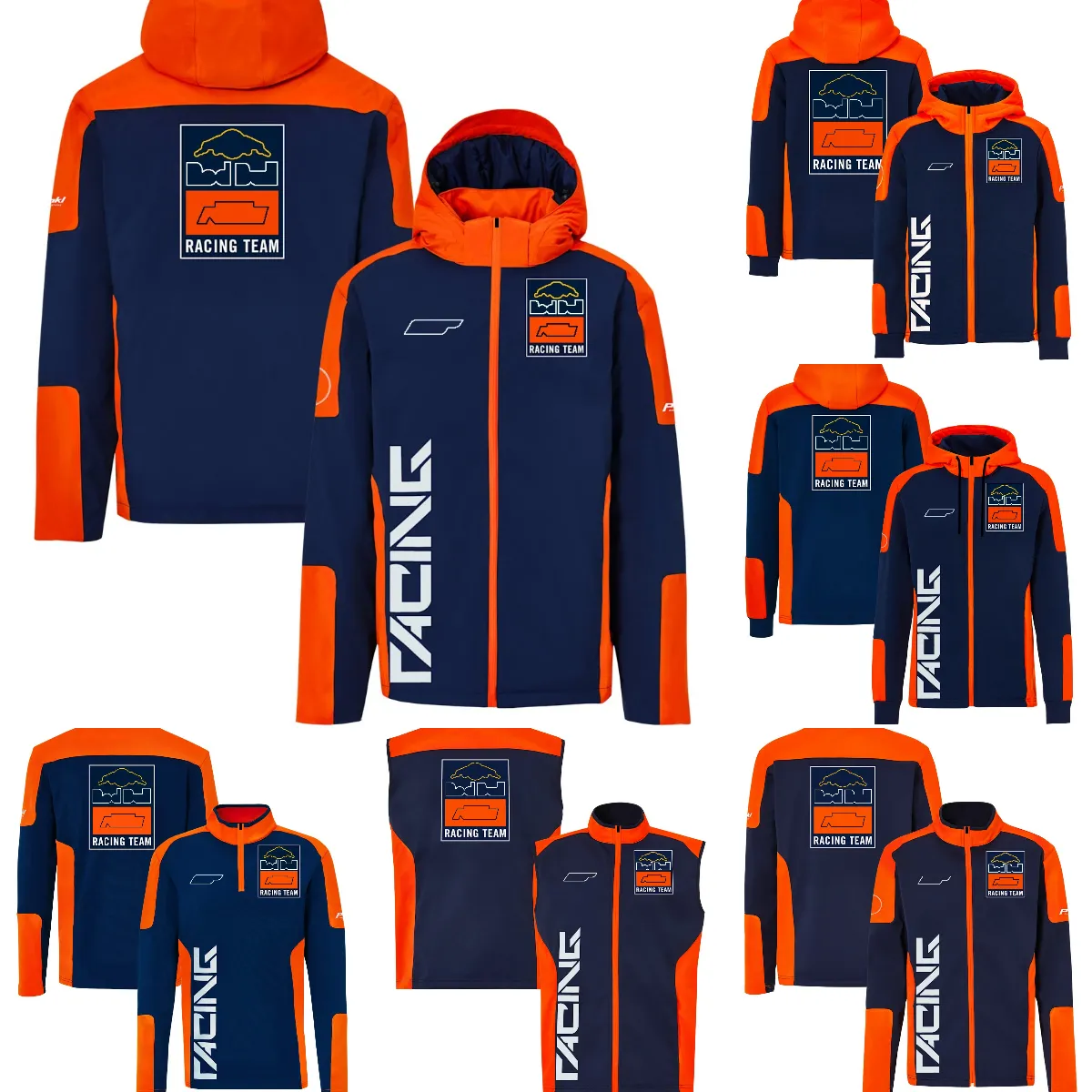 Spring Racing Jacket Moto Racing Team Zip Up Hoodie Jacket 2024 Spring Autumn New Motorcycle ...