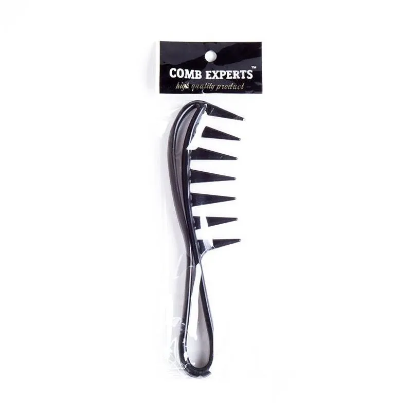 Brosses à cheveux Big Tooth Peigne Mens Plastique Retour Trois-Nsional Poignée Courbe Salon Drop Livraison Produits Soins Outils de coiffure DHMV6