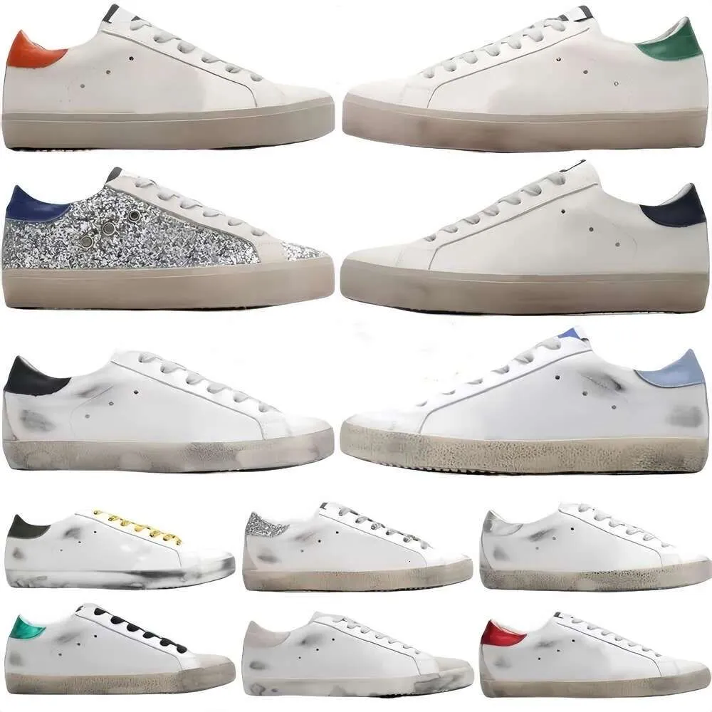 2024 Nieuwe Dirty Shoes Mid-Star Sneakers Designer Schoenen Gooseity Star Italië Merk Sneakers Super Star luxe Dirtys Pailletten Wit Do-old Dirty Designer Sneakers letterg