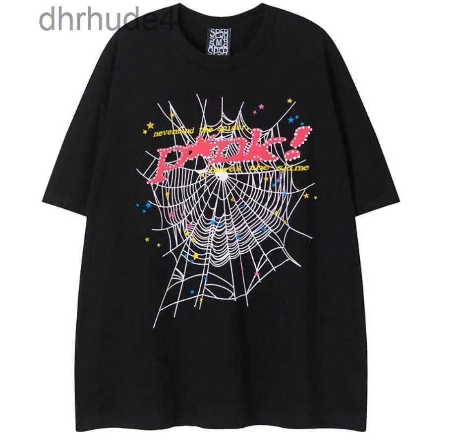 T-shirts Spider Femmes Hommes Chemises Designers Lettre Cadre Imprimé Mode Femmes Sp5der T-shirt Coton Casual Tees À Manches Courtes 555555 DGC7