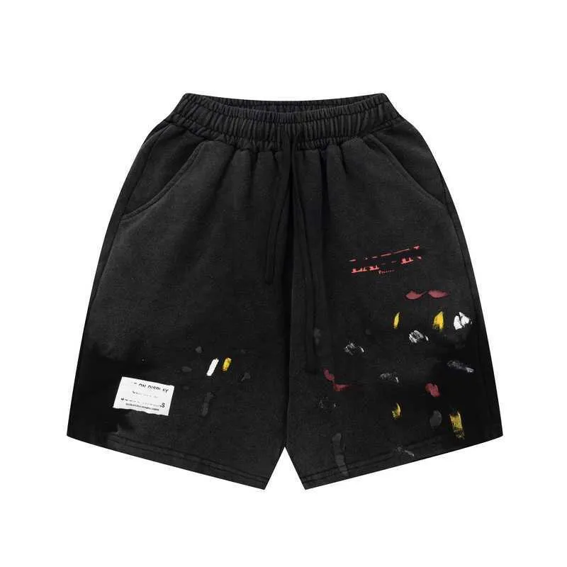 Herren-Shorts, Frühling, Sommer, neue Mode-Shorts, Strand-Shorts, erfrischend und bequem, Baumwoll-Sport-Jogging-Shorts mit Rock-Parker-Buchstaben, Shorts für Männer und Frauen