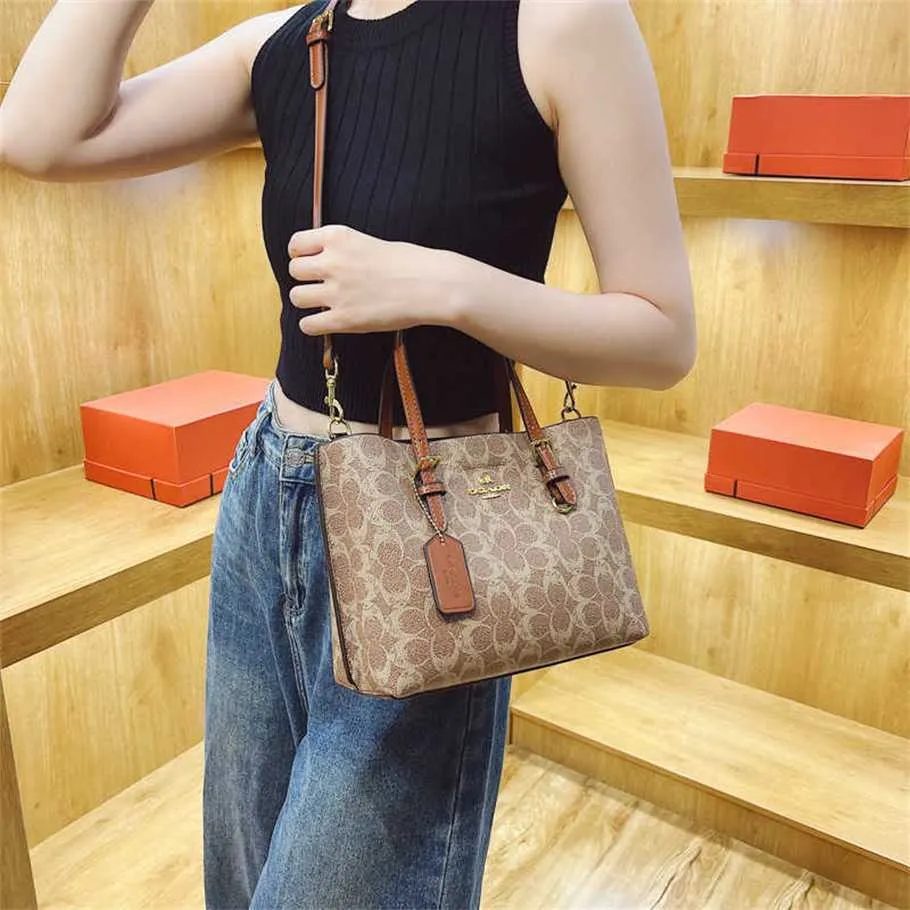 Номер 5821, модная большая вместительная сумка, осень 2023, новый стиль, универсальная женская сумка на одно плечо