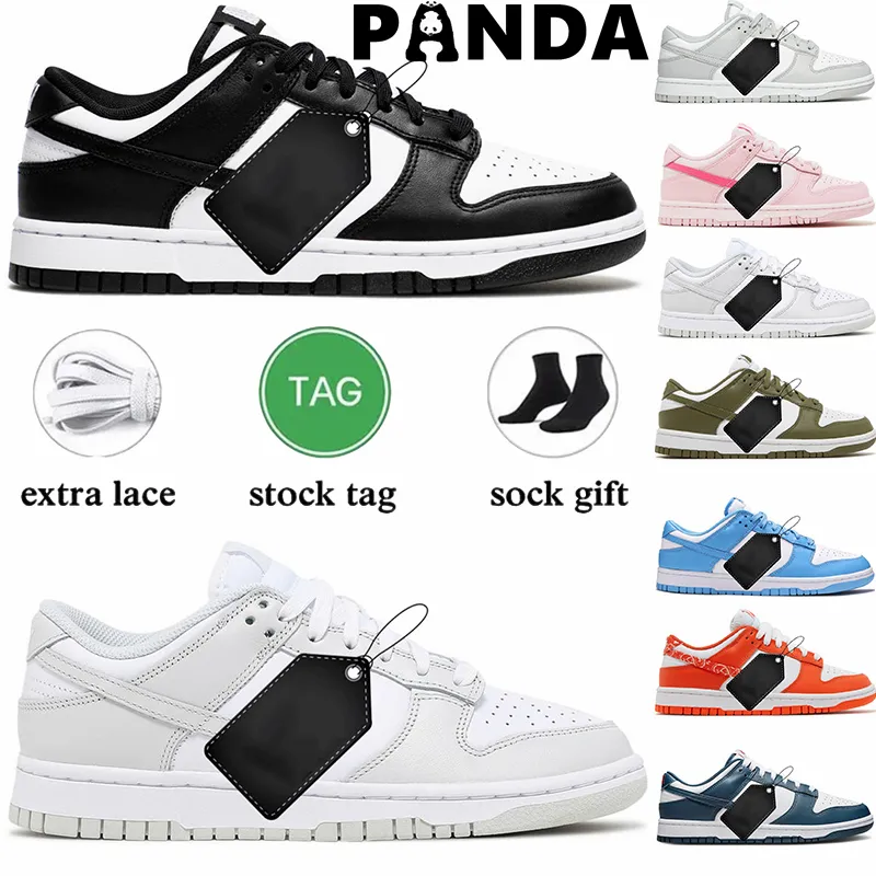 Dhgate Big Size 47 Running Shoes Panda Low Black White Grey Fog Triple Pink Dhgates Pandas Yellow Designer Sneakers Have us 13 Mens Women Trainers