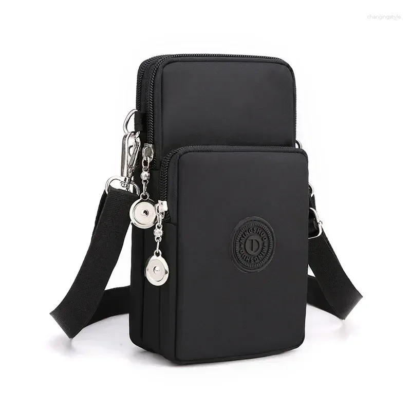 Evening Bags Women Mobile Phone Bag Nylon Cell Coin Purse Strap Shoulder Small Crossbody For Wallet Travel