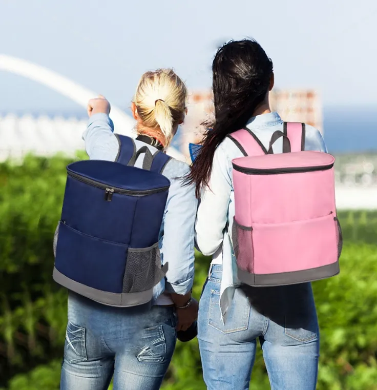 Atacado mochila saco de isolamento térmico ao ar livre mochila refrigerada à prova de vazamento mochila saco refrigerado 20 latas