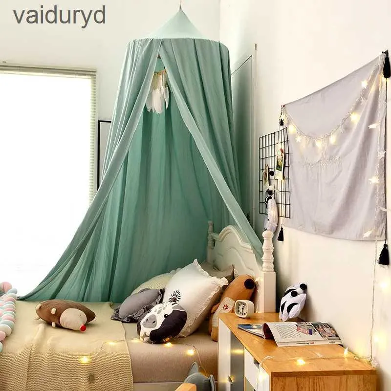 Mosquito Net Kids Mosquito Net Girl Princess Hanging Bed Canopy Baby Crib Curtain Home Decoration Living Corner Play Reading Nook Decorvaiduryd