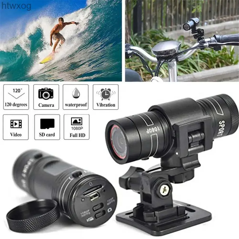 Caméras vidéo d'action sportive Full HD 1080P Mini caméra moto VTT casque de vélo DVR enregistreur de caméra YQ240119