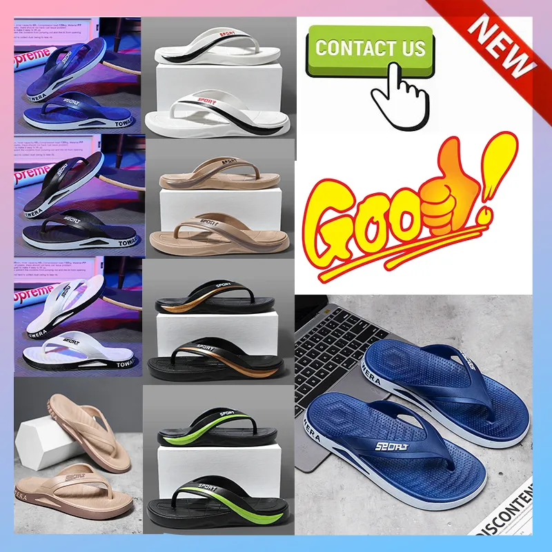 Livraison gratuite Designer Casual Plate-forme Diapositives Pantoufles Hommes Femme Antidérapant Résistant à l'usure Respirant Semelles Super Douces Flip Flop Sandales De Plage Plates