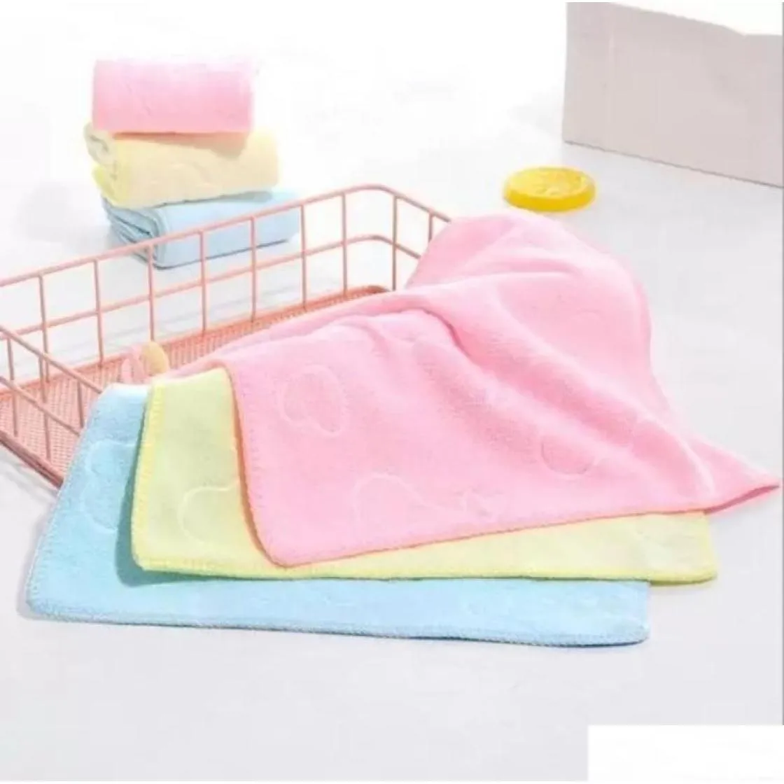 Handdukar klädar barn handduk tvätt polering torkkläder C0531G236840707 Drop Delivery Baby Kids Maternity Bath Shower DH4XW