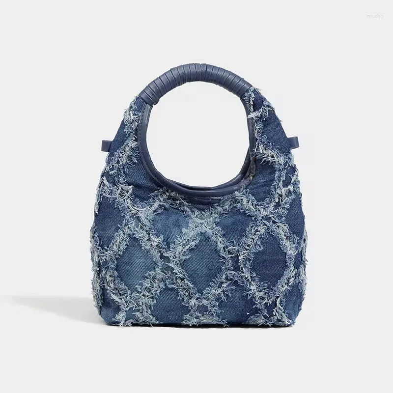 Evening Bags Sweet Cool Style Handbag Stitching Fashion Versatile Armpit Bag Rhombus Simple Casual Crossbody Fashionable