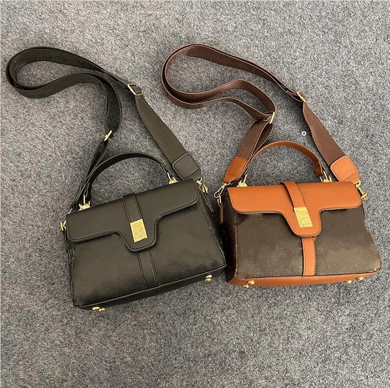 Cross Body Bag Women Designer Leather High Quality Tote Vintage Handbag Top Handle Messenger Bags for Lady