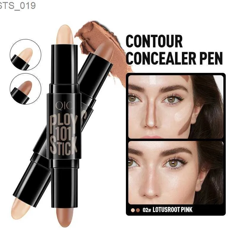 Correttore Evidenzia Penna in bronzo Trucco viso Liquido Fondotinta snellente impermeabile Contorno Trucco Correttore Stick Matita Cosmetici