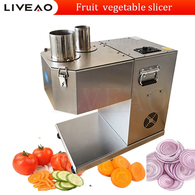 Thuisgebruik Komkommer Wortel Radijs Aardappelchips Slicer Cutter Machine Fruit Groente Snijmachine