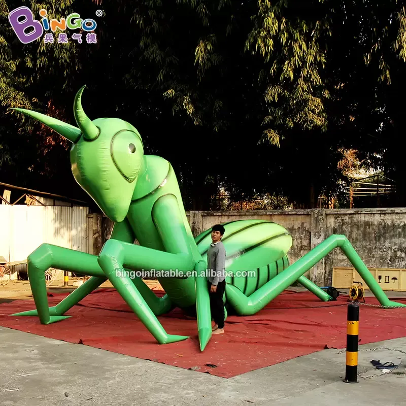 wholesale Giant decorative inflatable praying mantis insect decoration inflation cartoon animals with blower for advertising event toys sports