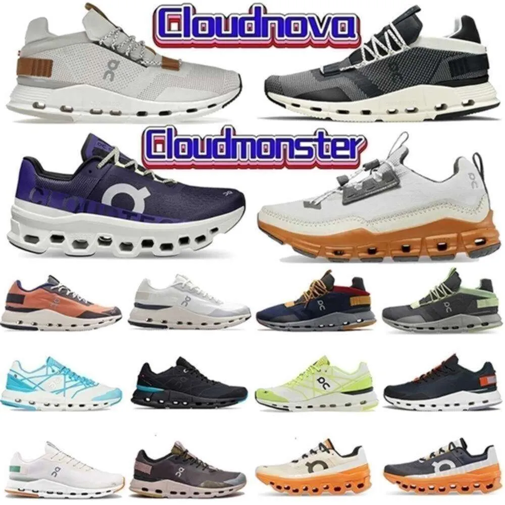 Zapatos para correr Nova En las mujeres Nubes Cloudnova Forma Zapato Diseñador Cloudmonster Monstruo Zapatillas de deporte Entrenamiento y Cruz Federer Cloudaway Hombres Deportes Entrenadores Negro C