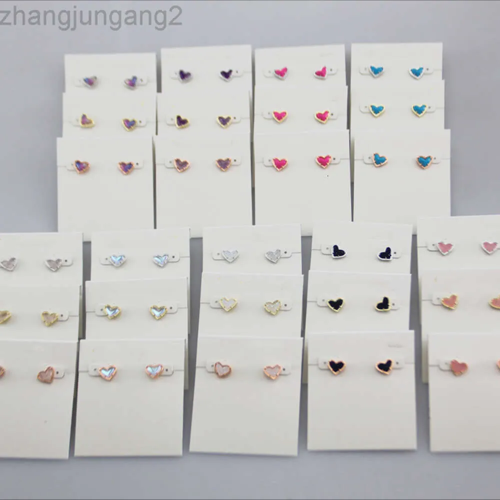 デザイナーのKendras Scotts Neclace Jewelry Jewelry Heart Shaped Peach Heart ShapedEarrings and Earrings