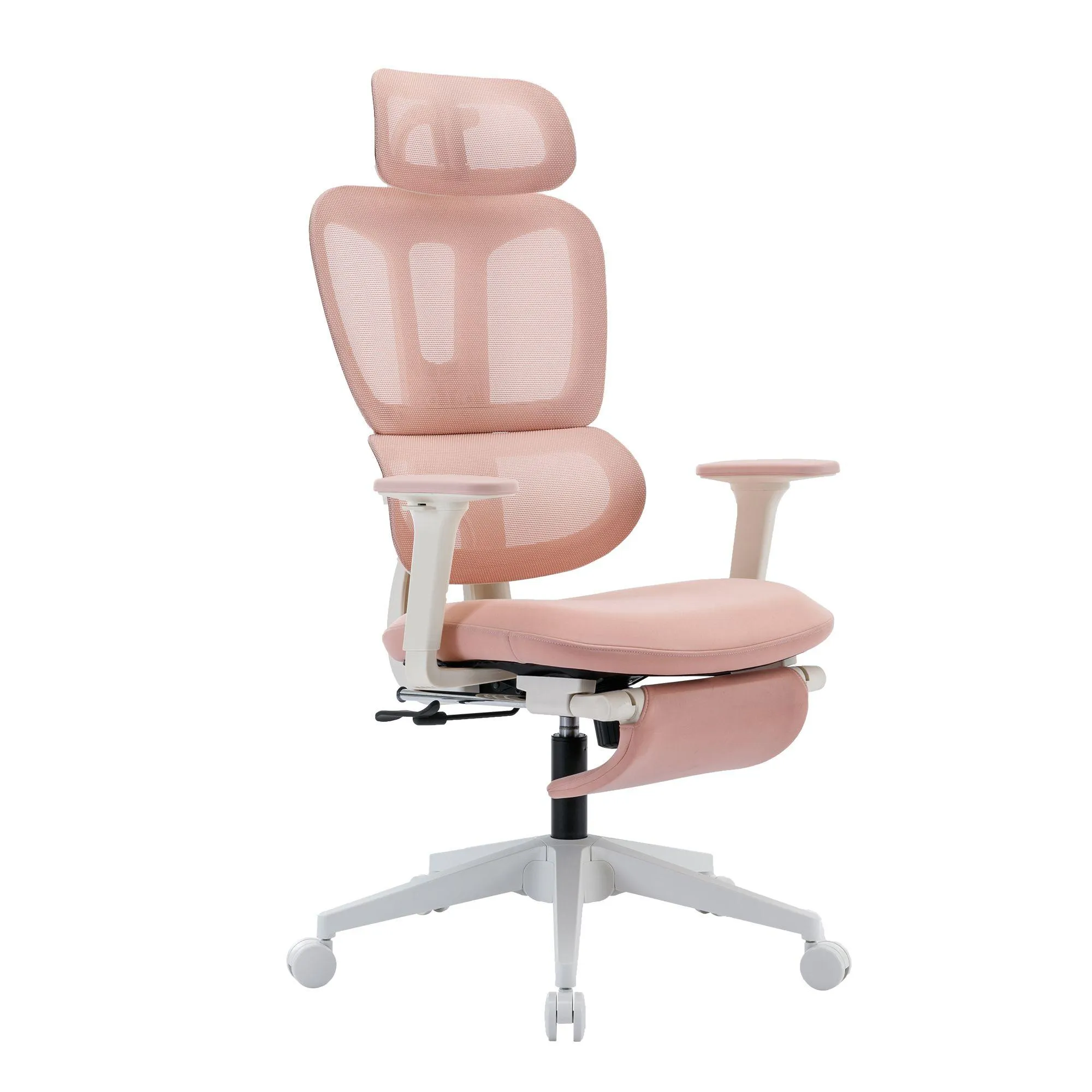 Meubles de chambre à coucher Chaise de bureau ergonomique en maille avec accoudoir réglable 2D Ordinateur de bureau à dossier haut Rose Drop Delivery Home Garden Dhd9T