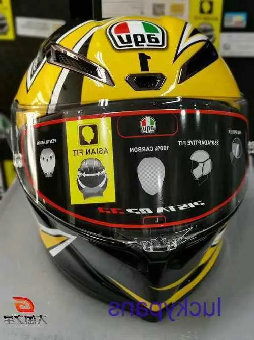 AGV Pista GP RR LAGUNA SECA 2005 Rossi Retirement Commemorative Carbon Fiber Motorradhelm GERT