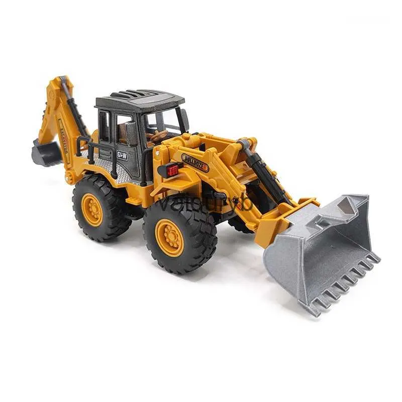 Model Building Kits Simulation Mini Diecasts Crane Excavator Truck Car Bulldozer Toy Engineering Vehicle Digger Model Alloy +Plastic for Boys Giftsvaiduryb