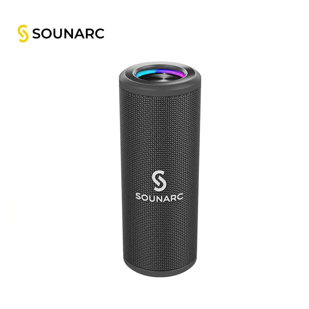 Högtalare Sounarc P4 20W Bluetooth 5.3 Portabel högtalare med 24 timmars lektid, appkontroll, IPX5 vattentät för camping