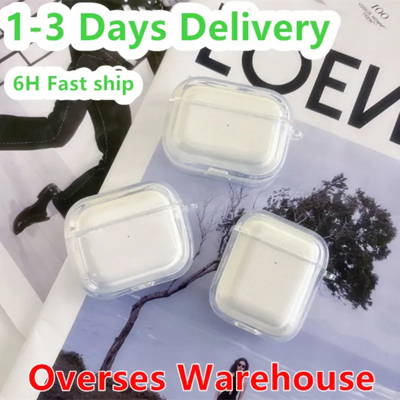 EU Warehouse for Air Pods Pro 2 3 hörlurar 2: a hörlurstillbehör Silikon Skydd Cover Apple Wireless Charging Box Sockproof Case 870