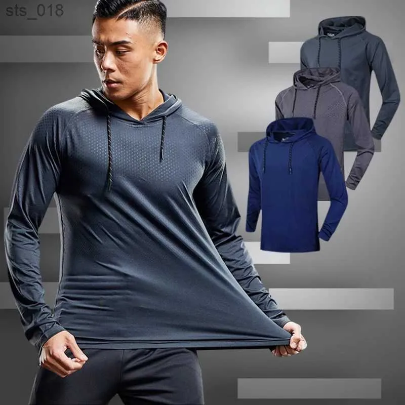 Jogging Clothing Men's Running Hoodies Tracksuit Gym Jogging Hooded Sport Clothing Training Sweatshirt With Hood Workout Fitness Shirt Sportswearh24119
