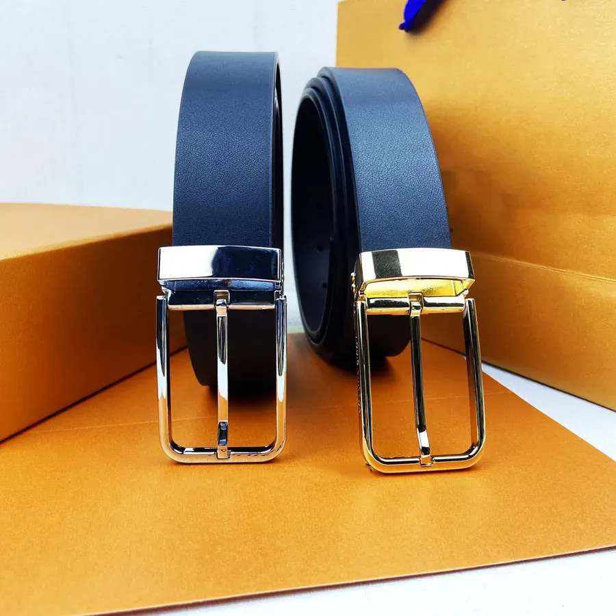 Designer Belts Men Design Belts Classic Fashion Luxury Letter Smooth Buckle Damesheren Lederen riembreedte 3,8 cm