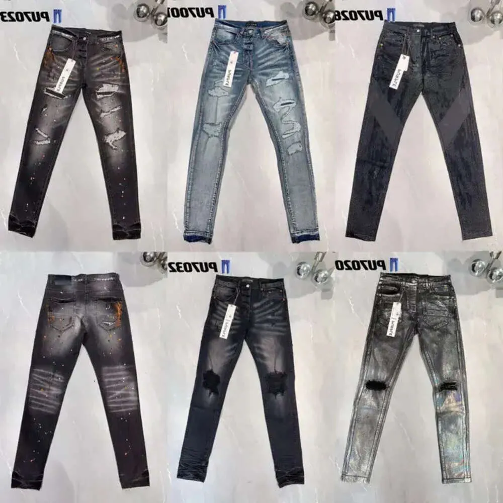 Ksubi Calças Jeans Roxas Calças Jeans Mens Jeans Designer Jean Homens Calças Pretas High-End Qualidade Design Reto Retro Shinny Casual Sweatpant 44