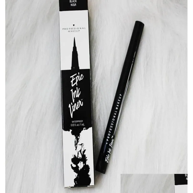 Eyeliner Drop Epic Ink Liner Black Pencil Headed Makeup Liquid Color Eye Waterproof Cosmetics Long Lasting8409101 Delivery Health Beau Dh4F5