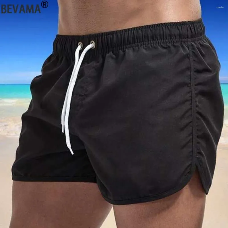 Pantalones cortos para hombres Playa Surfing Verano Gimnasio Transpirable Pantalones cortos Troncos Natación Secado rápido Deportes Casual Hombres Sexy Pantalón masculino