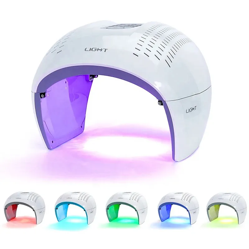 7 컬러 PDT LED 광자 라이트 요법 램프 안면 신체 뷰티 스파 스킨 피부 조임 회춘 주름 리무버 여드름 장치