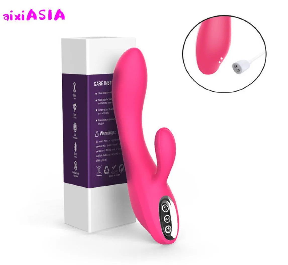 G Spot Tavşan Vibratör Seks Oyuncakları Kadın Klitoris Vajinal Dildo 7 Hızlı Silikon Su Geçirmez Şarj Edilebilir Yetişkin Seks Ürünleri S1970185874