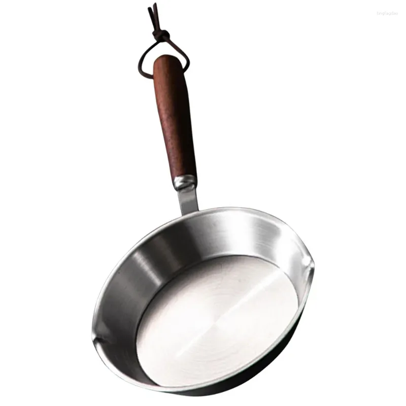卵のためのパンフライパンの小さい鍋ノンスティック調理器具パンケーキオイル暖房ステンレス鋼ミニノンスティックフライド