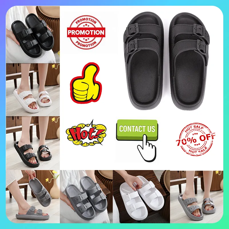 Designer casual plataforma slides chinelos homens mulher leve desgaste resistente anti respirável couro solas macias sandálias verão chinelo tamanho 36-45