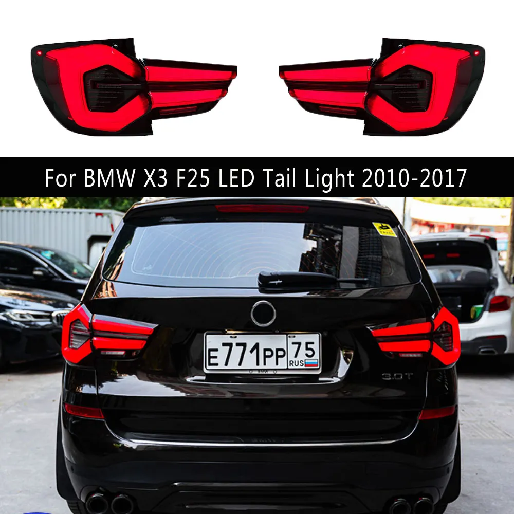 BMW X3 F25 LED Tail Light 10-17 Car Taillight Asselige Brake reverse Parking Rantyライトダイナミックストリーマーターンシグナルリアランプ