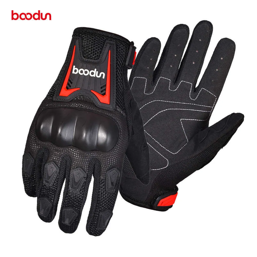 Boodun / Burton Four Seasons Men's and Women's Motorcycle Riding Glovesフィットネスライディング通気性保護cocoon衝撃吸収
