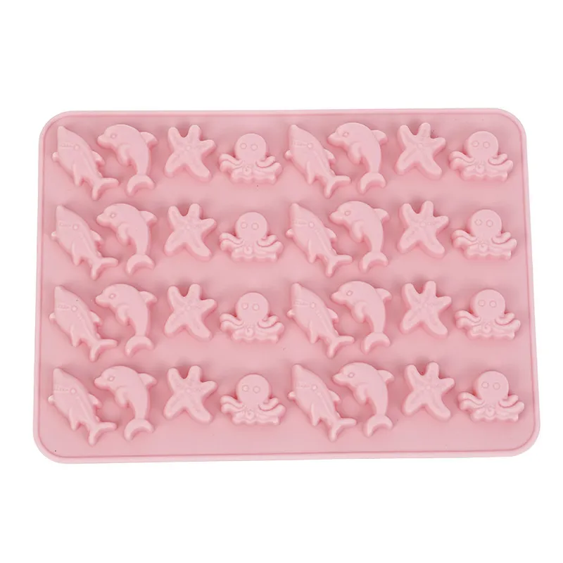 Fruit Bunny Rabbit Graphics Silicone Sugar Candy Mould Mini Chocolate Fondant Cake Decorating Mold Cake Tool